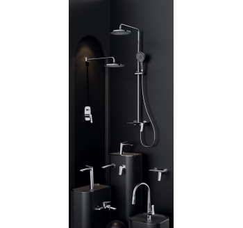 BH1003- Bathroom hardware set for chrome color design